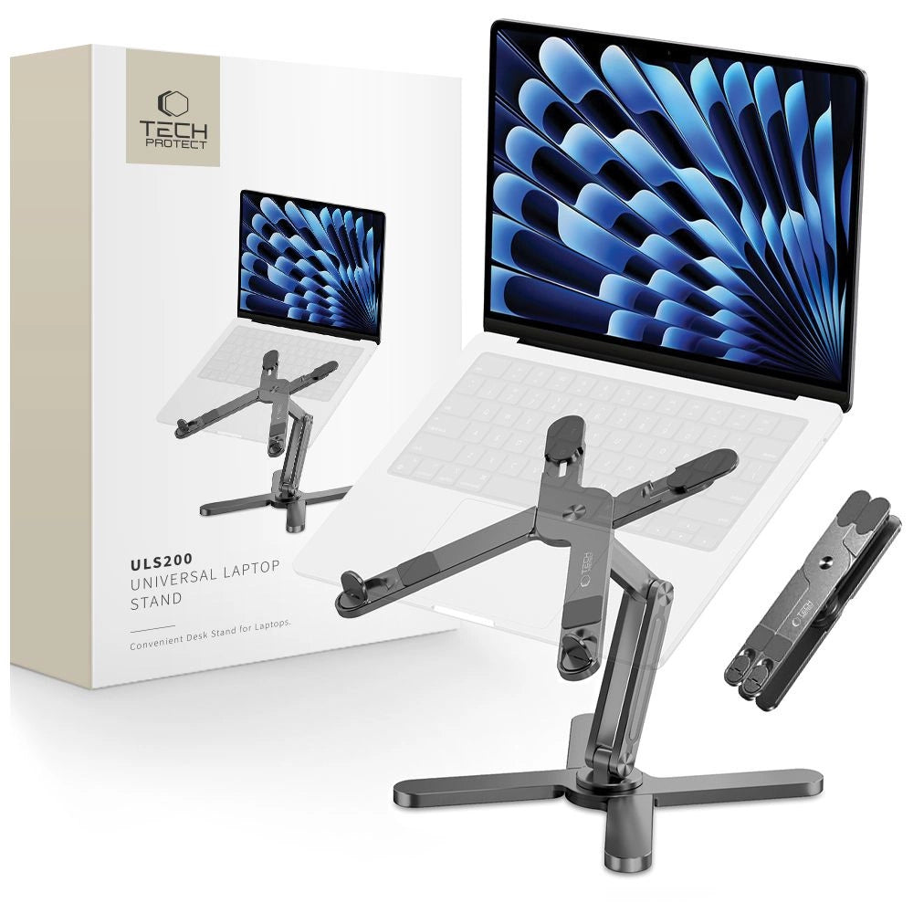 Tech-Protect ULS200 universel stand til bærbare computere op til 16" - grå