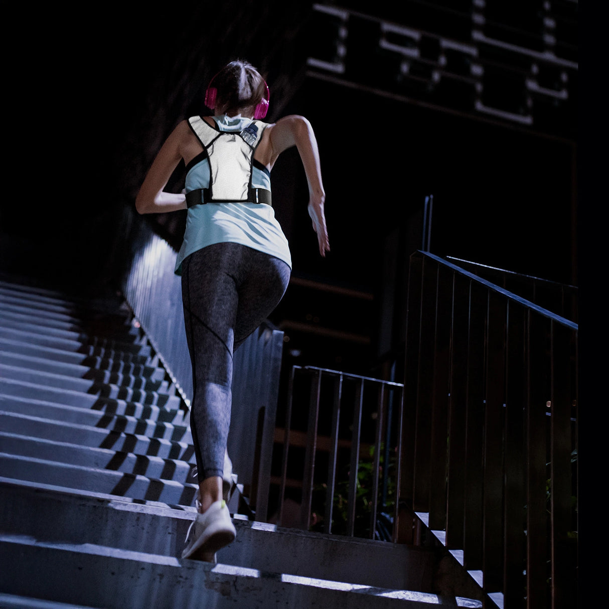 Wozinsky WKDB1 Reflekterende løbevest - sort