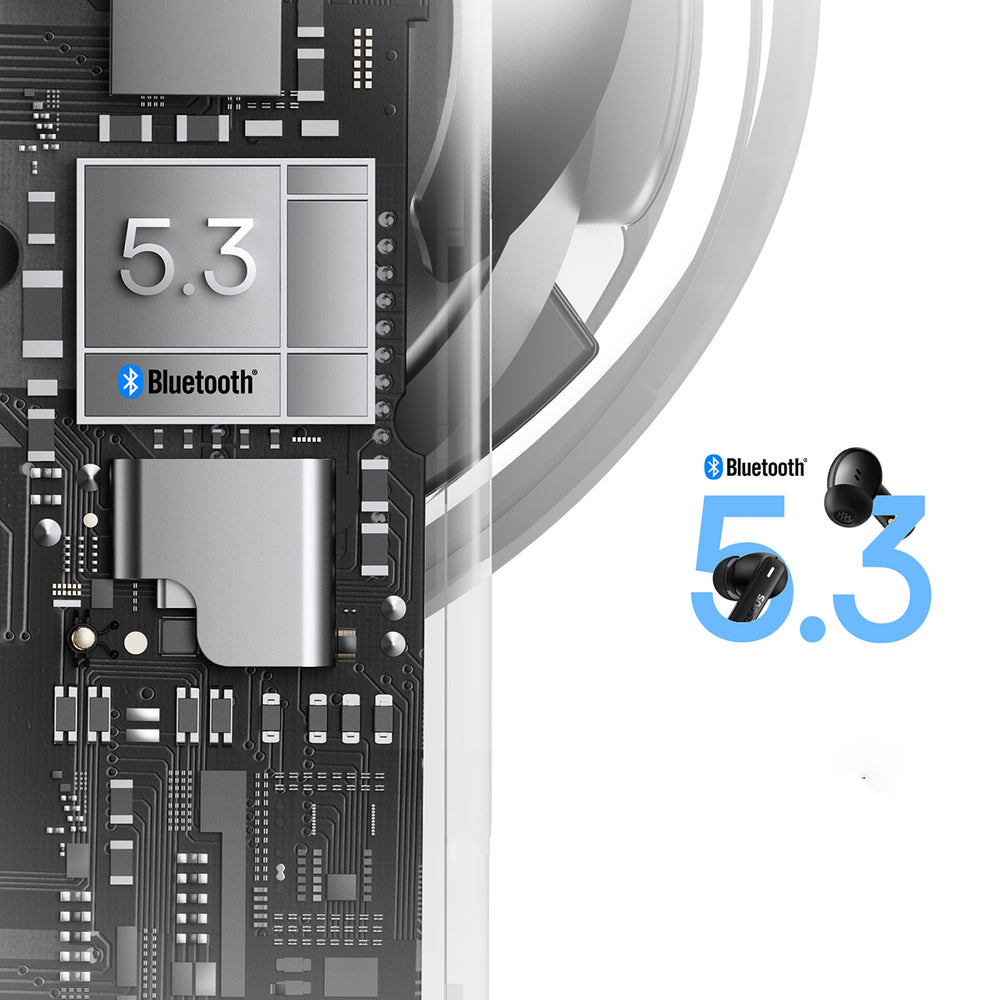 Baseus Bowie E19 TWS In-Ear trådløse hovedtelefoner - sort