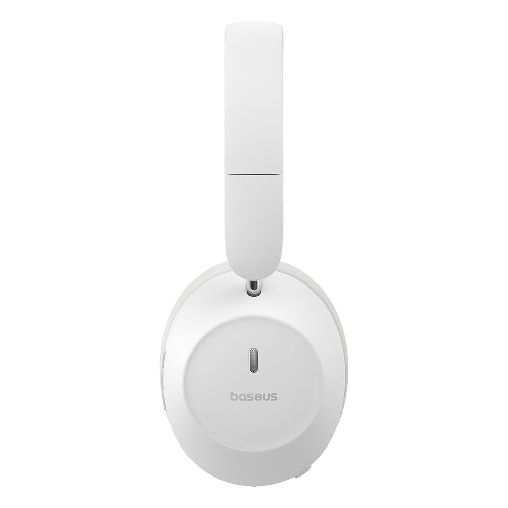 Baseus Bass 30 Max Wireless On-Ear Bluetooth 5.3 Headphones - White