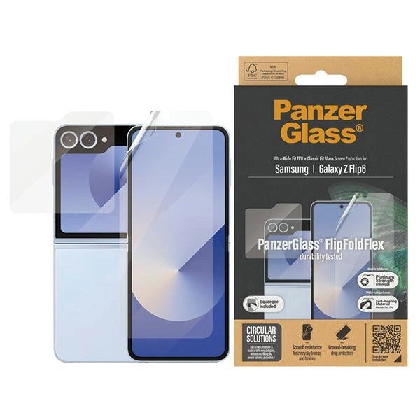 PanzerGlass Bundle 2in1 folie + hærdet glas til Samsung Galaxy Z Flip 6
