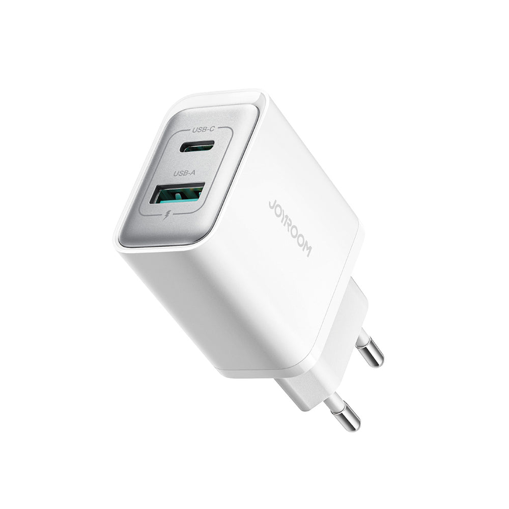 Joyroom JR-TCF15 netværksoplader USB-C / USB-A 30W - hvid