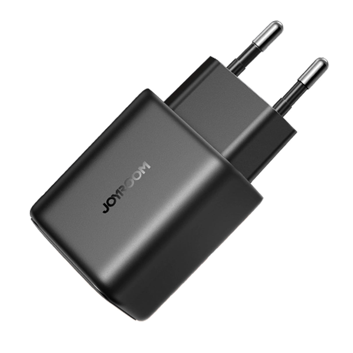 Joyroom JR-TCF23 netværksoplader USB-C 25W SFC / PPS / PD - sort + USB-C / USB-C kabel 1m