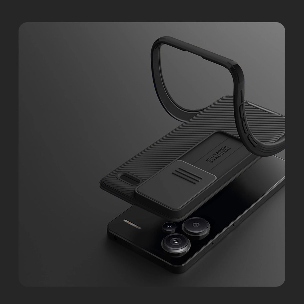 Nillkin CamShield Pro Case til Xiaomi Redmi Note 13 Pro+ 5G - sort