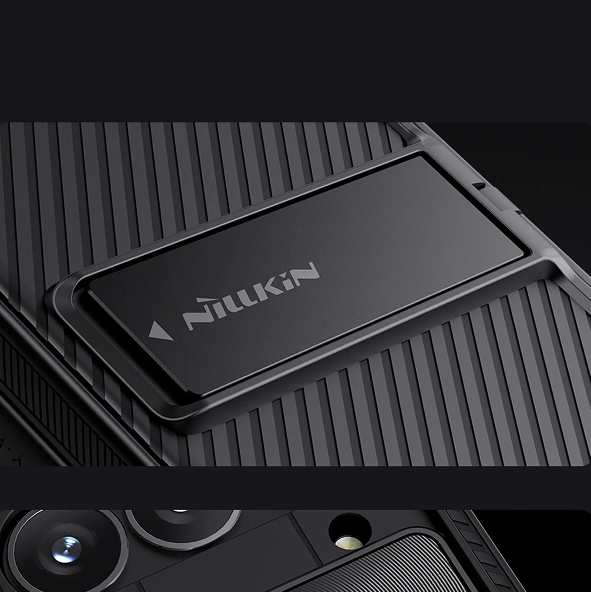 Nillkin CamShield Fold Case til Samsung Galaxy Z Fold 6 5G med Stylus Holder - sort