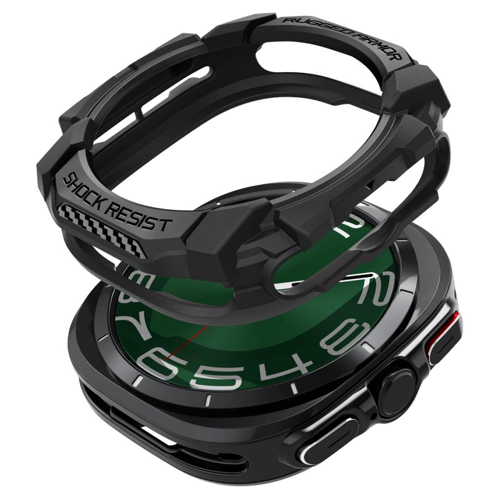 Spigen Rugged Armor Case til Samsung Galaxy Watch Ultra (47mm) - Matte Black