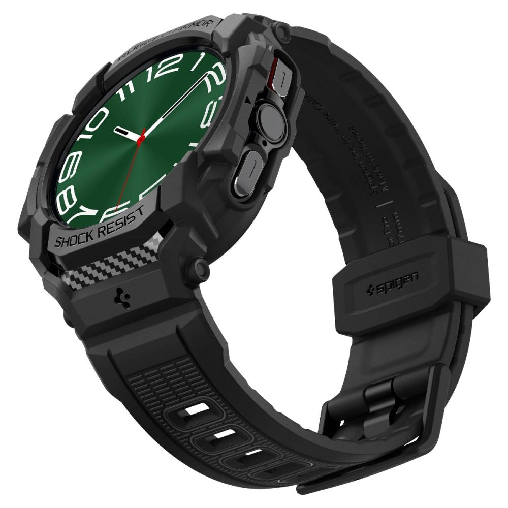 Spigen Rugged Armor Pro Case til Samsung Galaxy Watch Ultra (47mm) - Matte sort