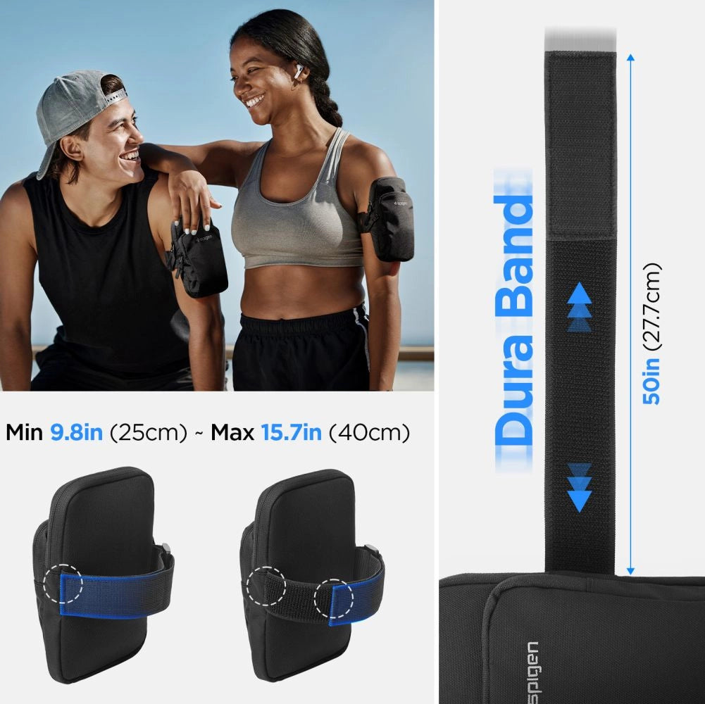 Spigen Dynamic Shield A702 Armbånd - sort