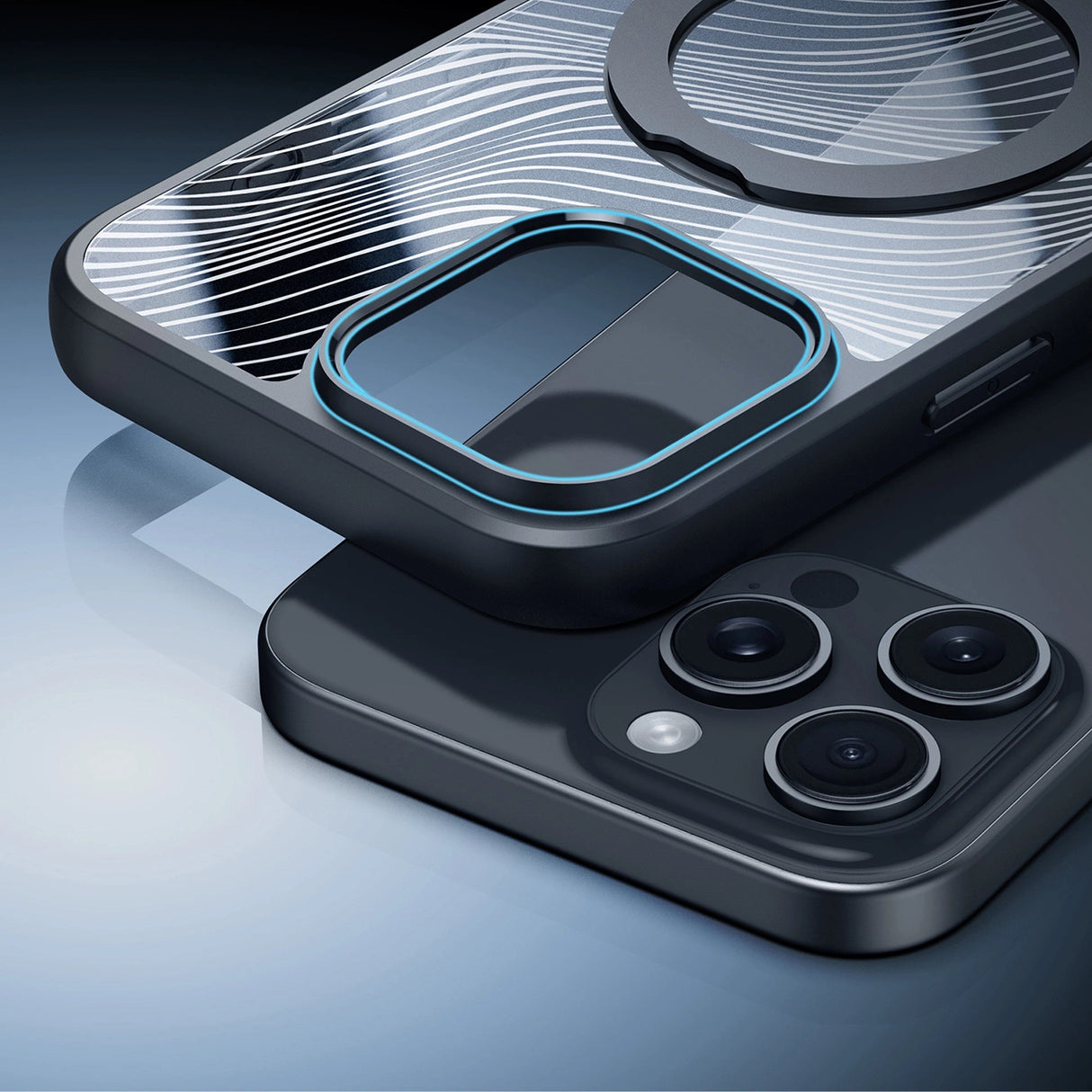 Dux Ducis Aimo Mag Case with MagSafe and Stand for iPhone 16 Pro Max - Black