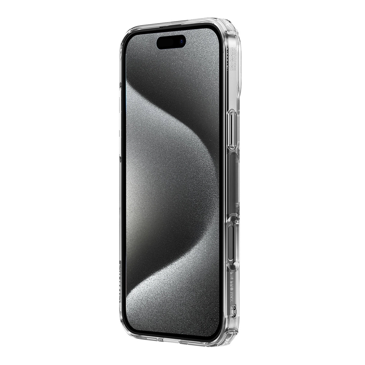 Nillkin Nature Pro Case til iPhone 16 Pro - gennemsigtig og hvid