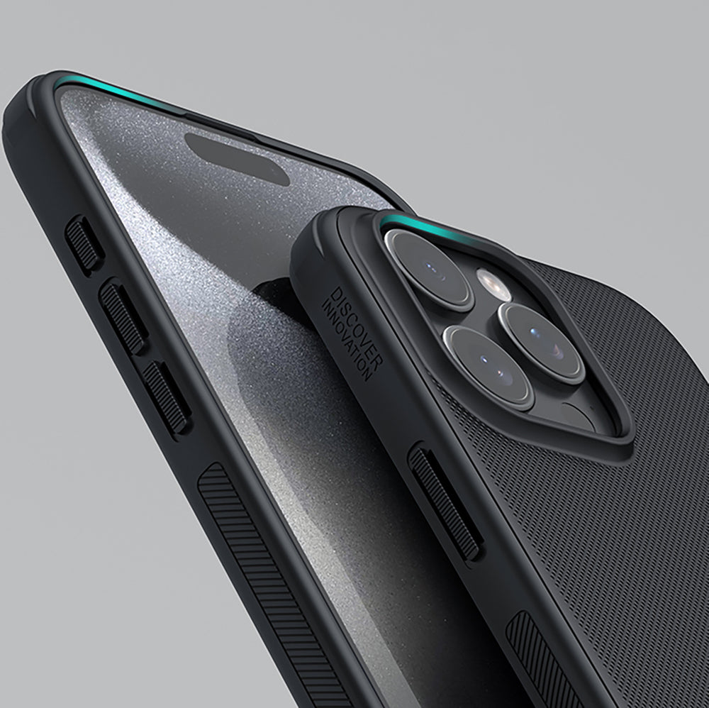 Nillkin Super Frosted Shield Pro Magnetisk Case til iPhone 16 Pro Max - sort