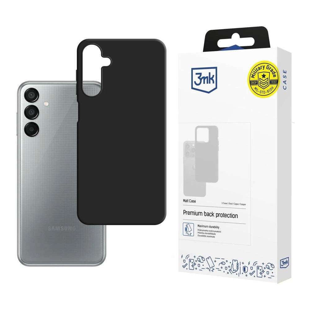 3mk Matt Case til Samsung Galaxy M15 5G - sort