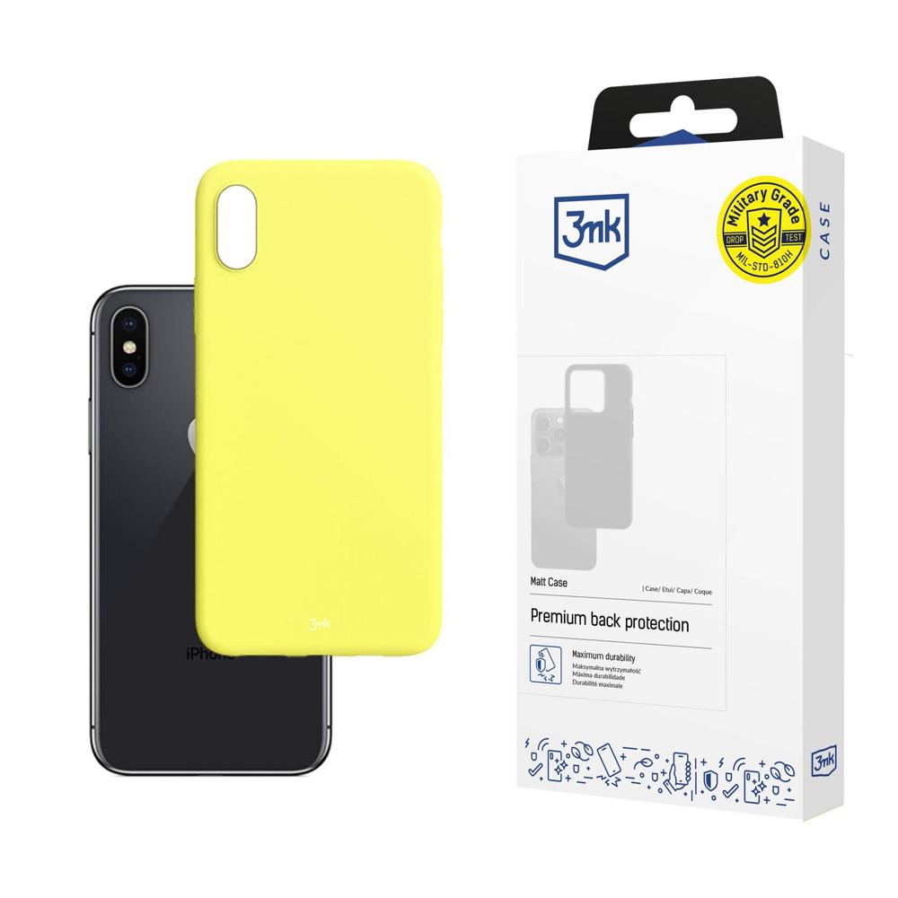 3mk Matt Case til iPhone X / XS - gul