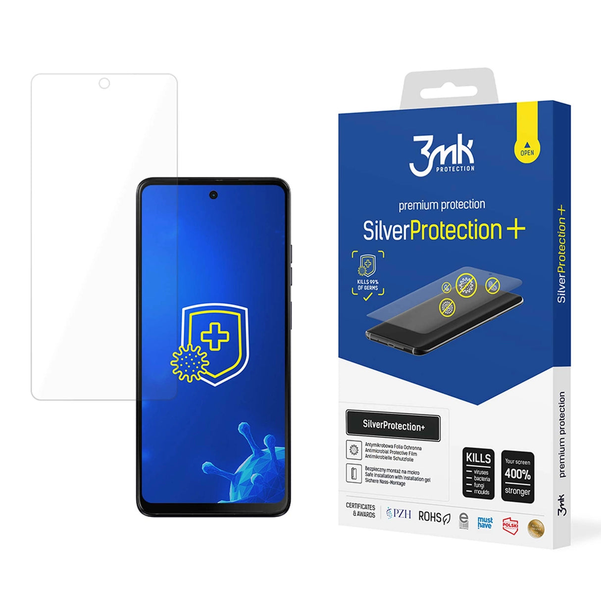 Beskyttelsesfilm 3mk SilverProtection+ til Motorola Moto G04s