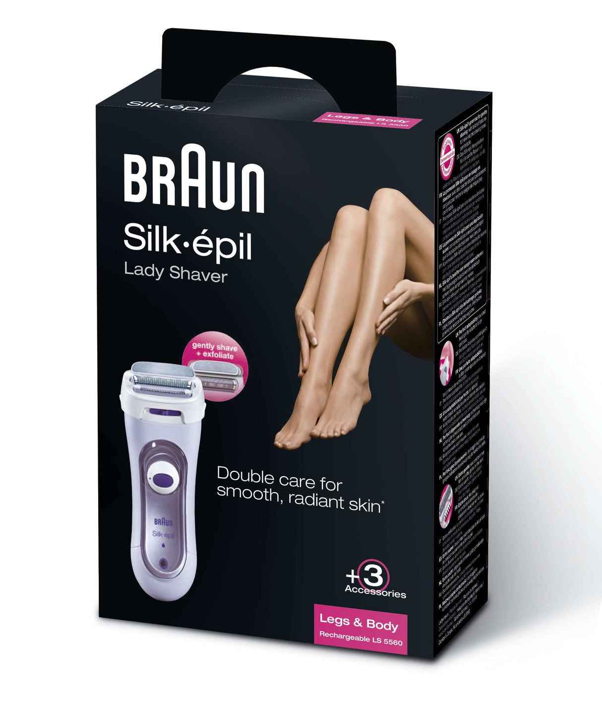 Braun Silk&Soft LS 5560 Ladyshaver Lilla