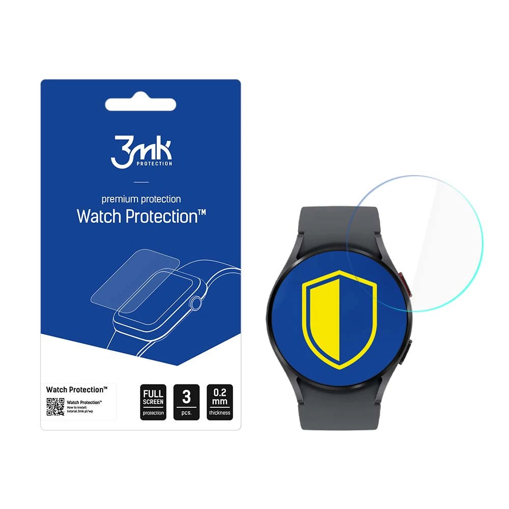 3mk Watch ProtectionTM v. FlexibleGlass hybridglas på Samsung Galaxy Watch 5 40 mm