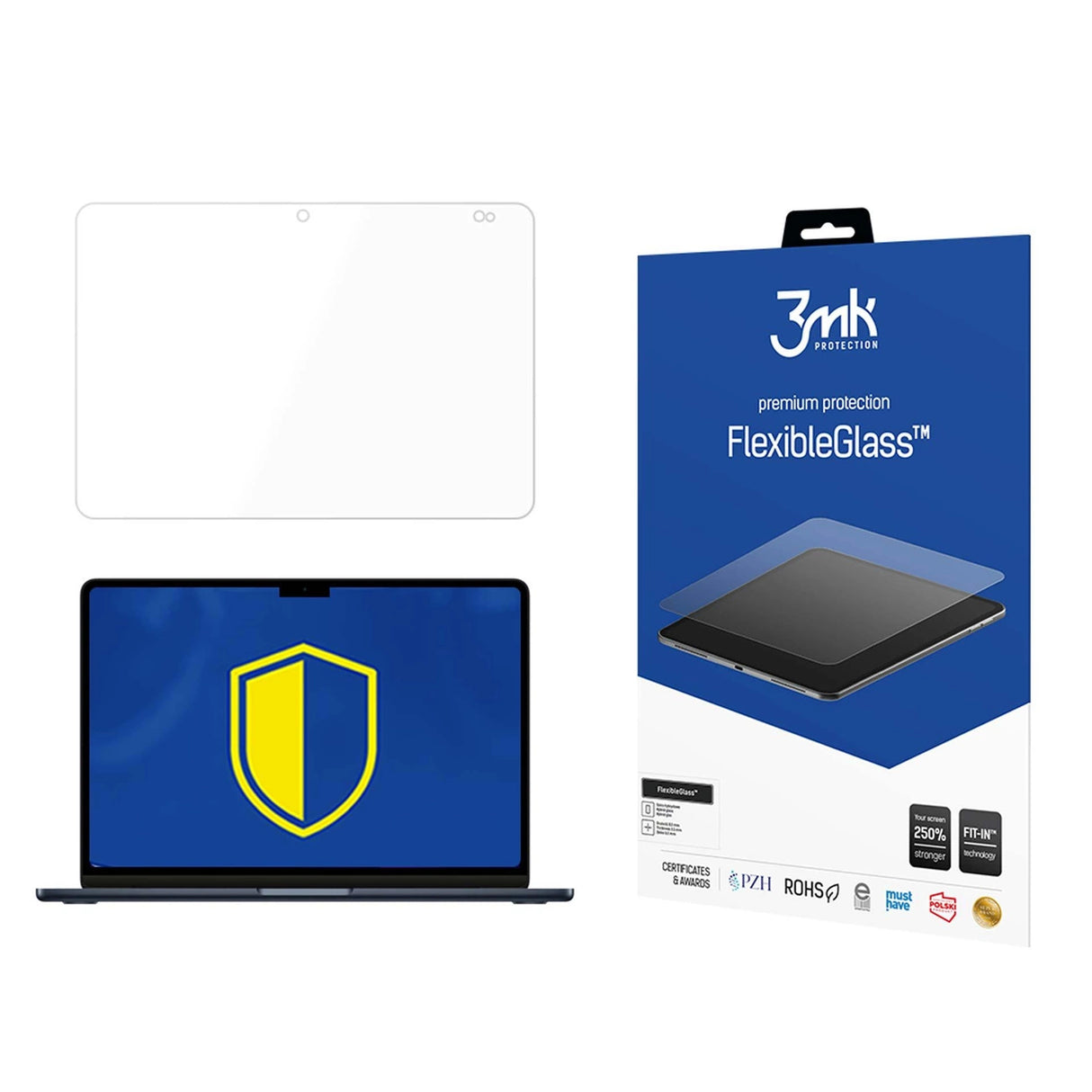 3mk FlexibleGlassTM hybridglas til MacBook Air 13" 2022 (M2)