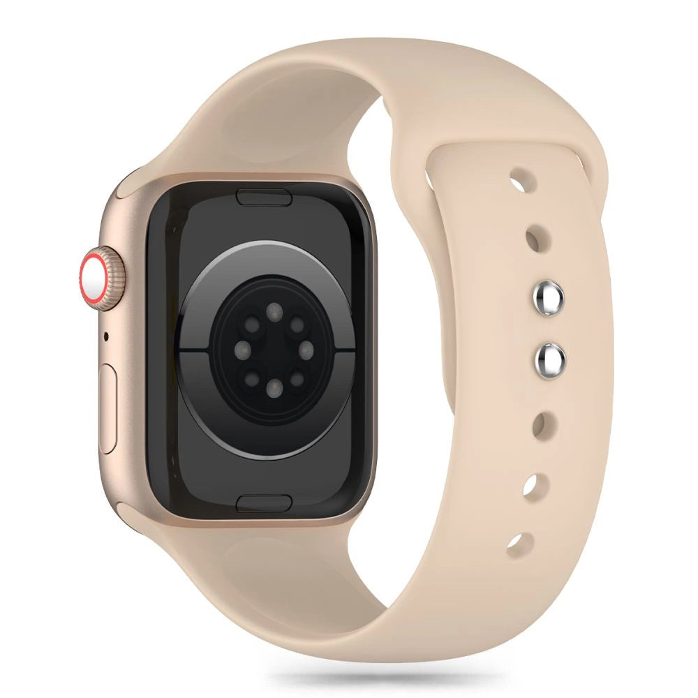 Tech-Protect Silicone Strap for Apple Watch 4 / 5 / 6 / 7 / 8 / 9 / SE (38 / 40 / 41 mm) - Brown