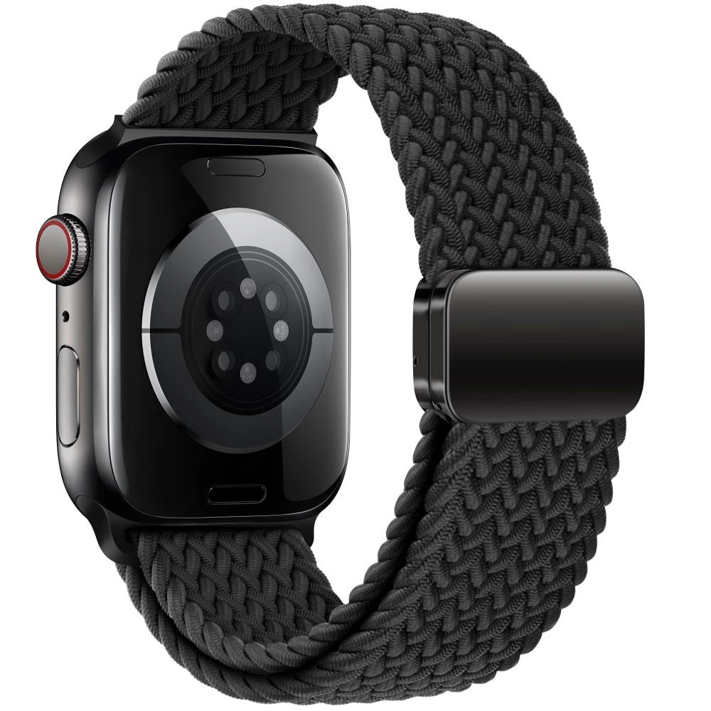 Tech-Protect Nylonmag Strap til Apple Watch 4 / 5 / 6 / 7 / 8 / 9 / SE / Ultra 1 / 2 (42 / 44 / 45 / 49 MM) - sort