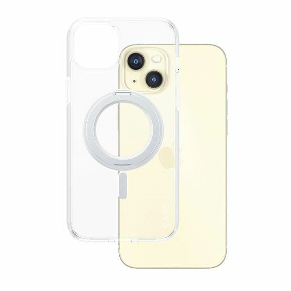 CARE af PanzerGlass Kickstand Case MagSafe til iPhone 15 Plus - sølv