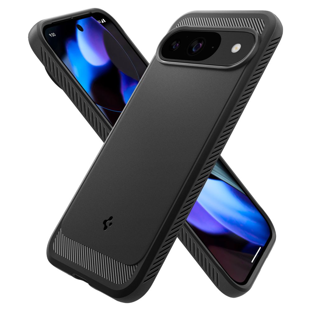 Spigen Rugged Armor Case til Google Pixel 9 / 9 Pro - sort