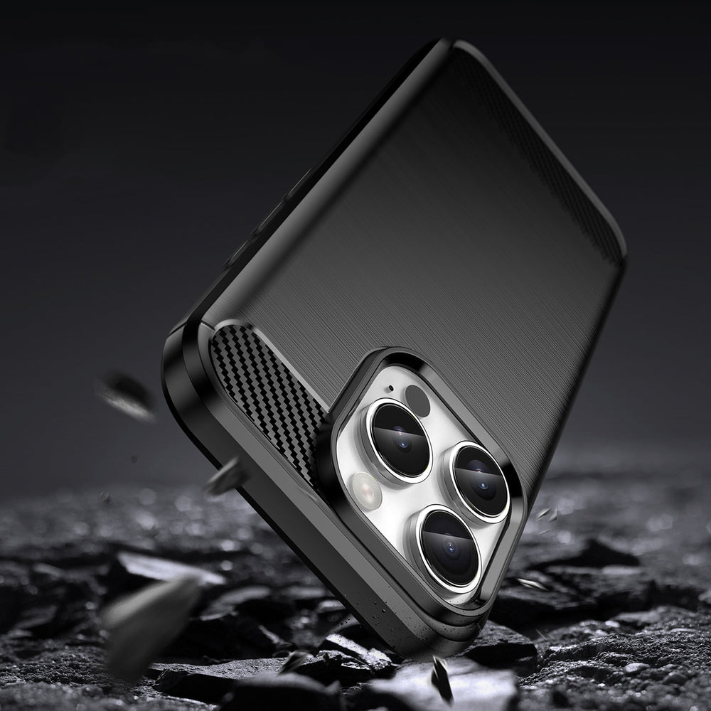 Carbon Case til iPhone 16 Pro - sort