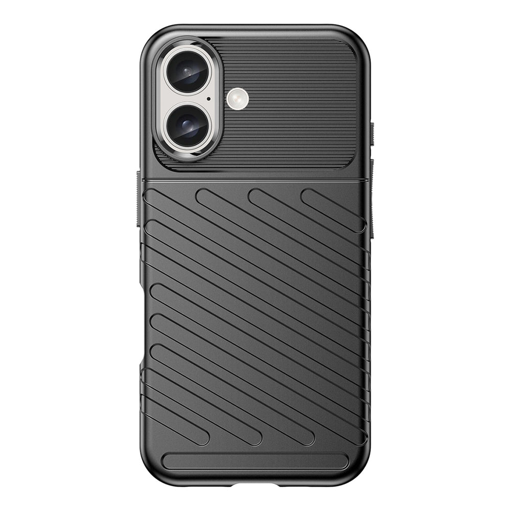 Thunder Case til iPhone 16 Plus Silicone Case - sort
