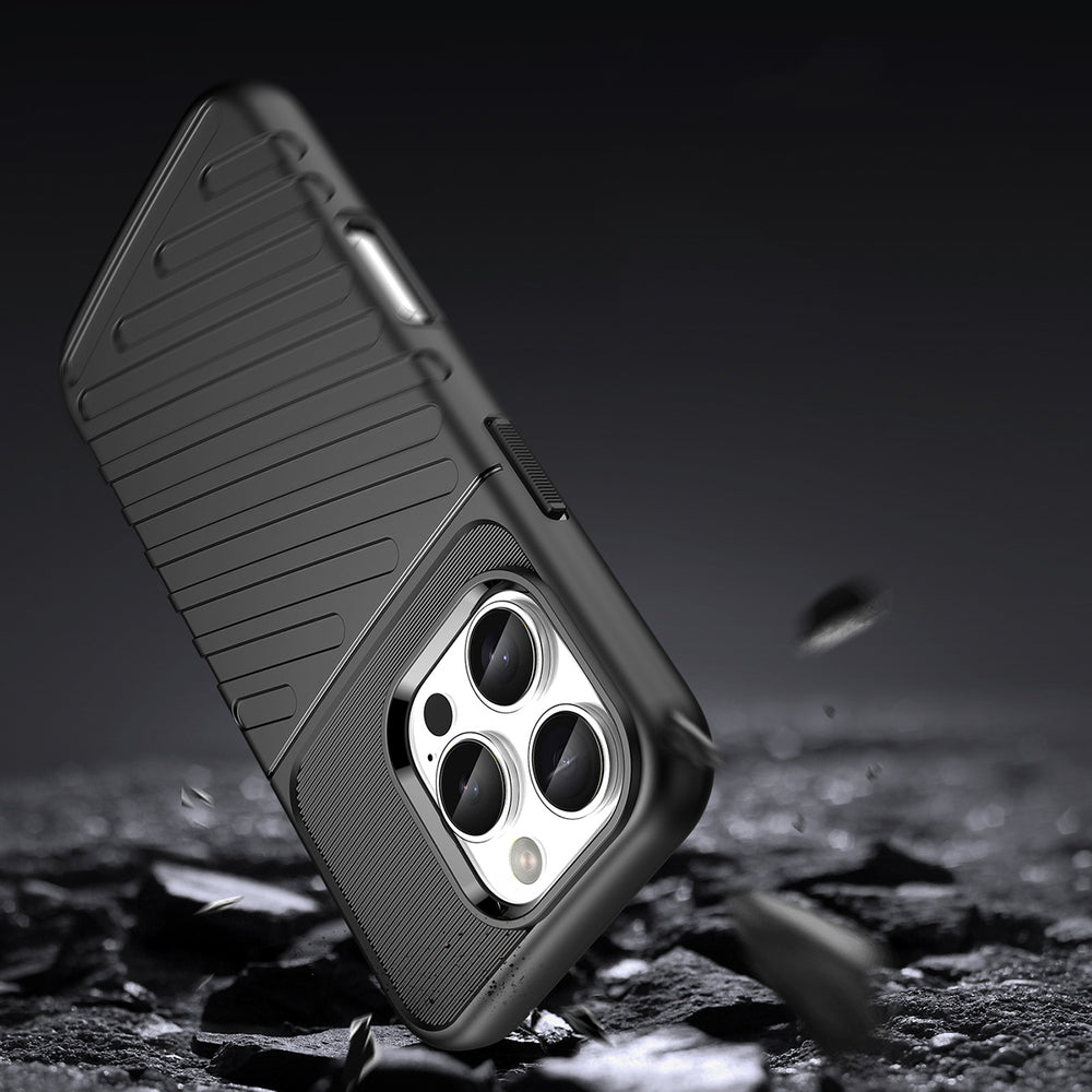 Thunder Case til iPhone 16 Pro Silicone Case - sort
