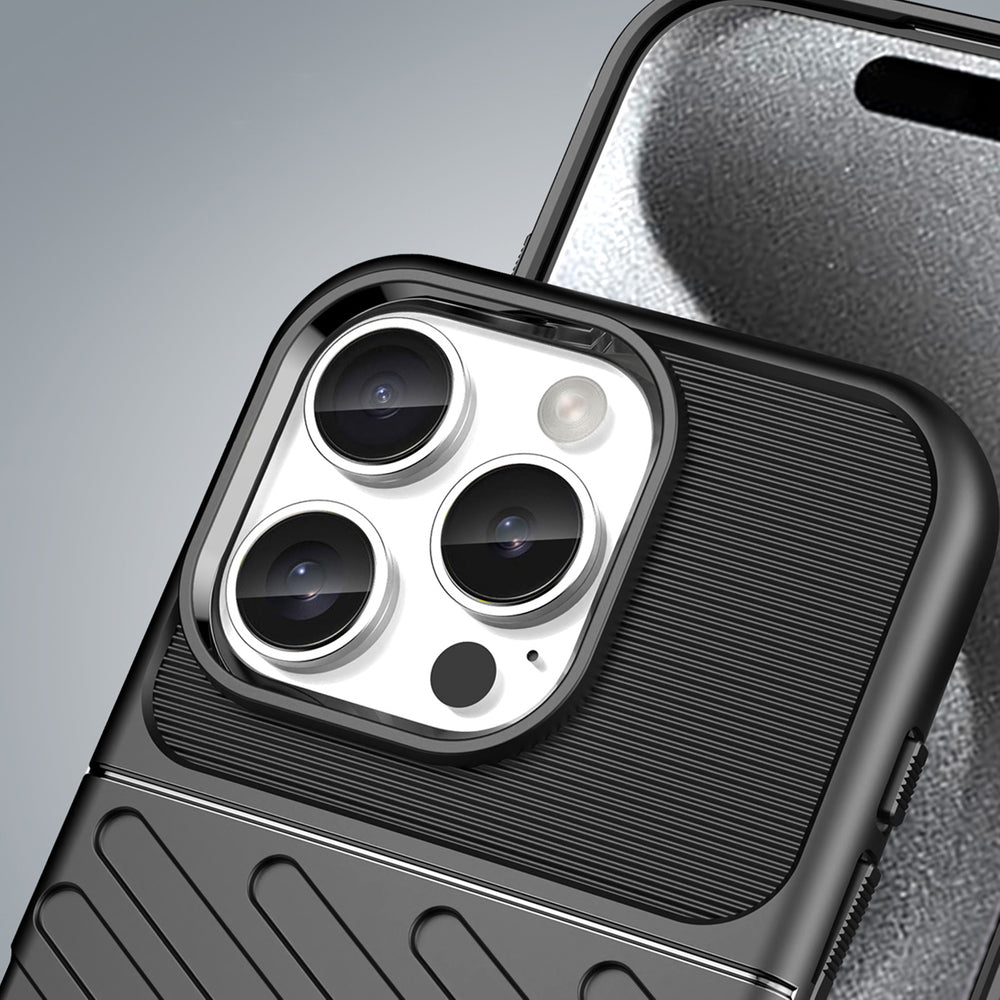 Thunder Case til iPhone 16 Pro Silicone Case - sort