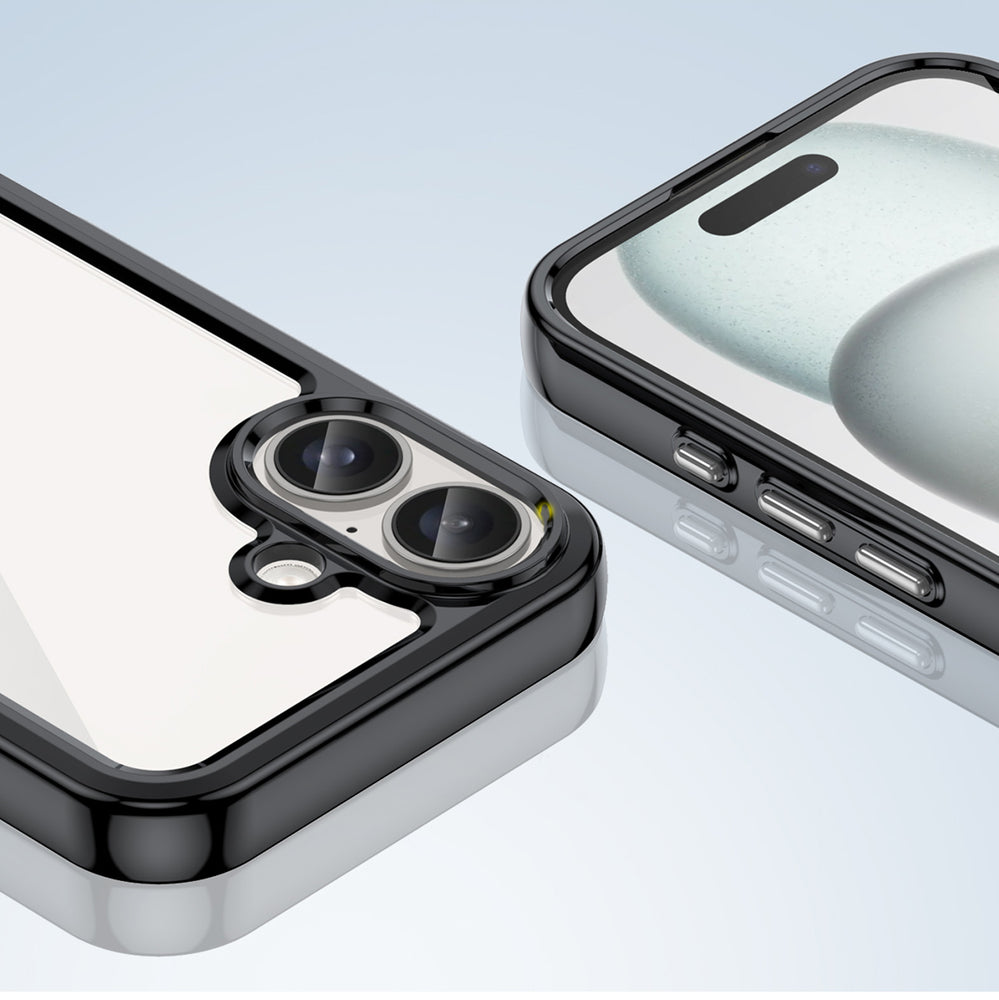 Outer Space Case med gelramme til iPhone 16 - sort