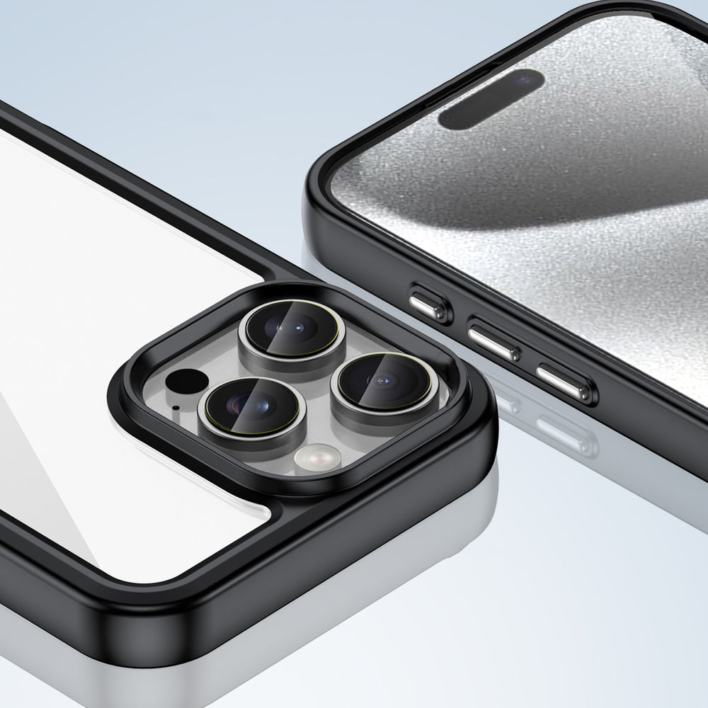 Outer Space Case med gelramme til iPhone 16 Pro Max - sort