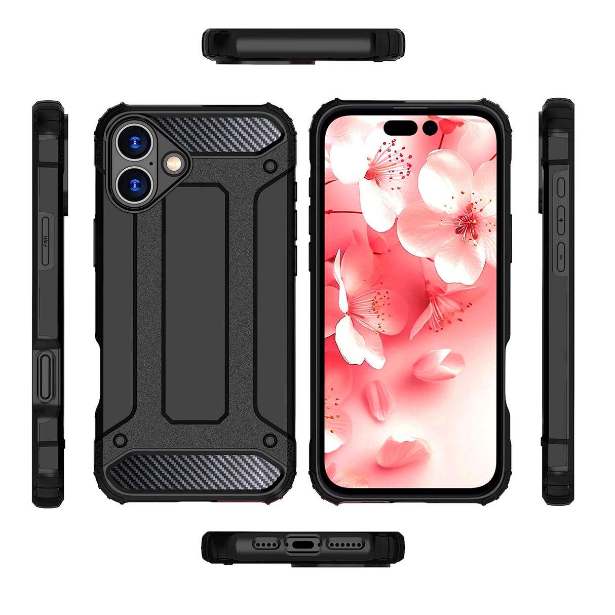 Hybrid Armor iPhone 16 Case - sort