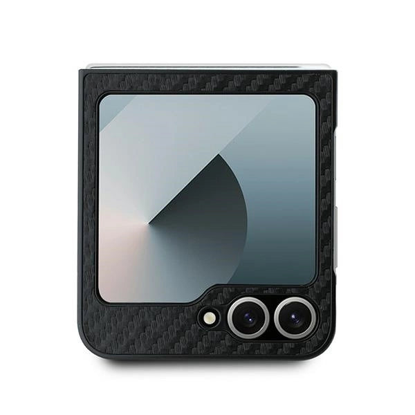 BMW Carbon Tricolor Case for Samsung Galaxy Z Flip 6 - Black