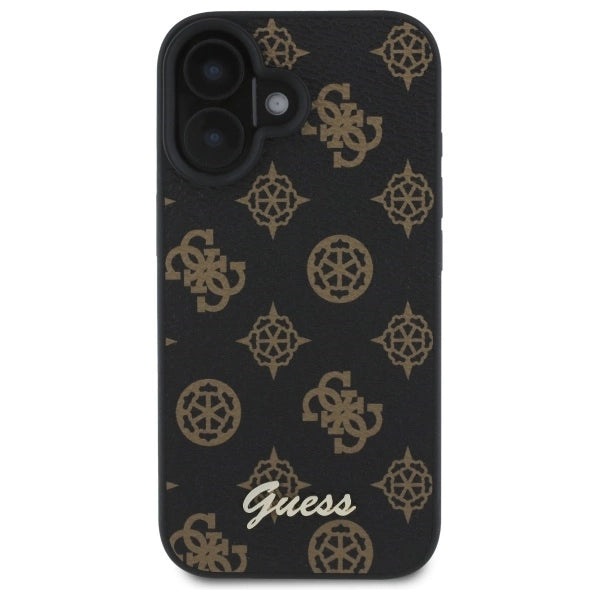 Guess Peony Script MagSafe iPhone 16 Case - sort