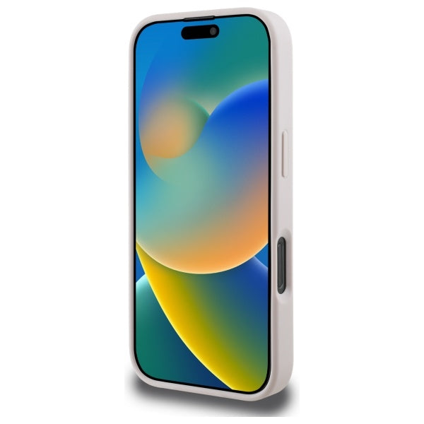 Guess 4G Ring Classic Logo MagSafe Case til iPhone 16 Pro Max - Pink