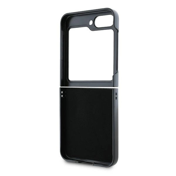 Karl Lagerfeld Saffiano Monogram Case for Samsung Galaxy Z Flip 6 - Black