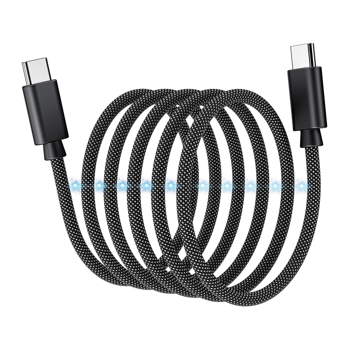 Choetech XCC-1052 100W USB-C Magnetisk Kabel 1,2 m - sort