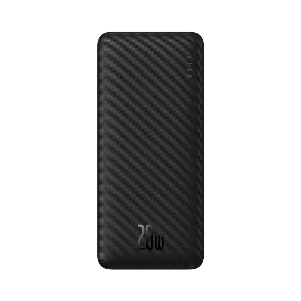 Baseus Airpow Fast Charge 20W 30000mAh Power Bank with USB-C - USB-C 30cm Cable - Black
