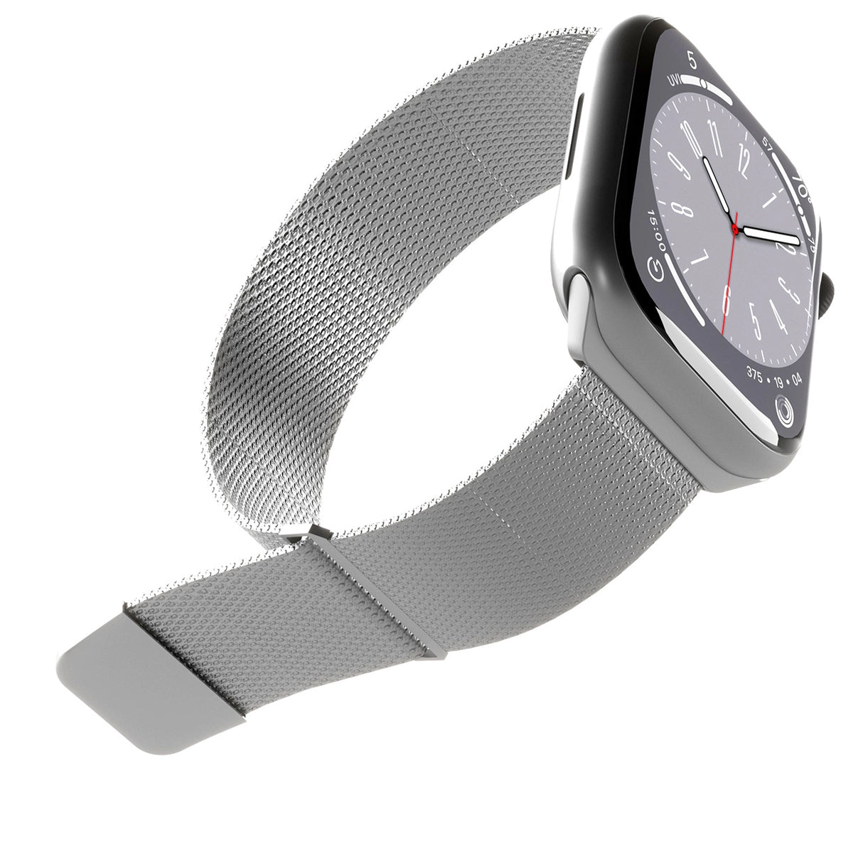 Puro Milanese Stainless Steel Strap for Apple Watch 42 / 44 / 45 / 49 mm - Silver