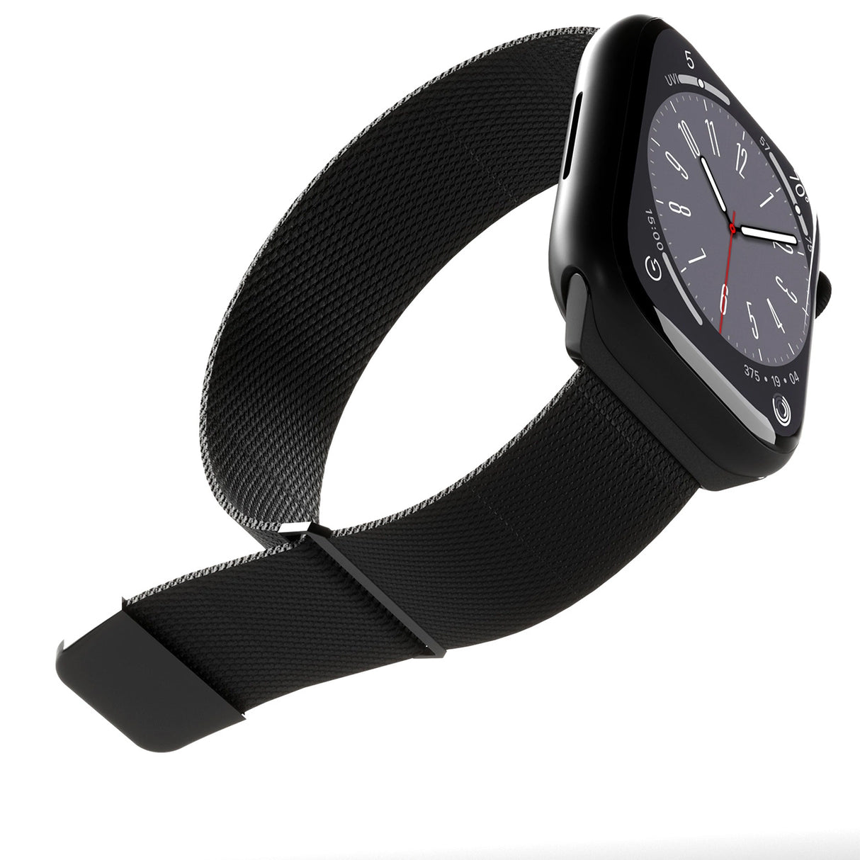 Puro 'MILANESE' Watch bånd til Apple Watch 42-44-45-49m, sort