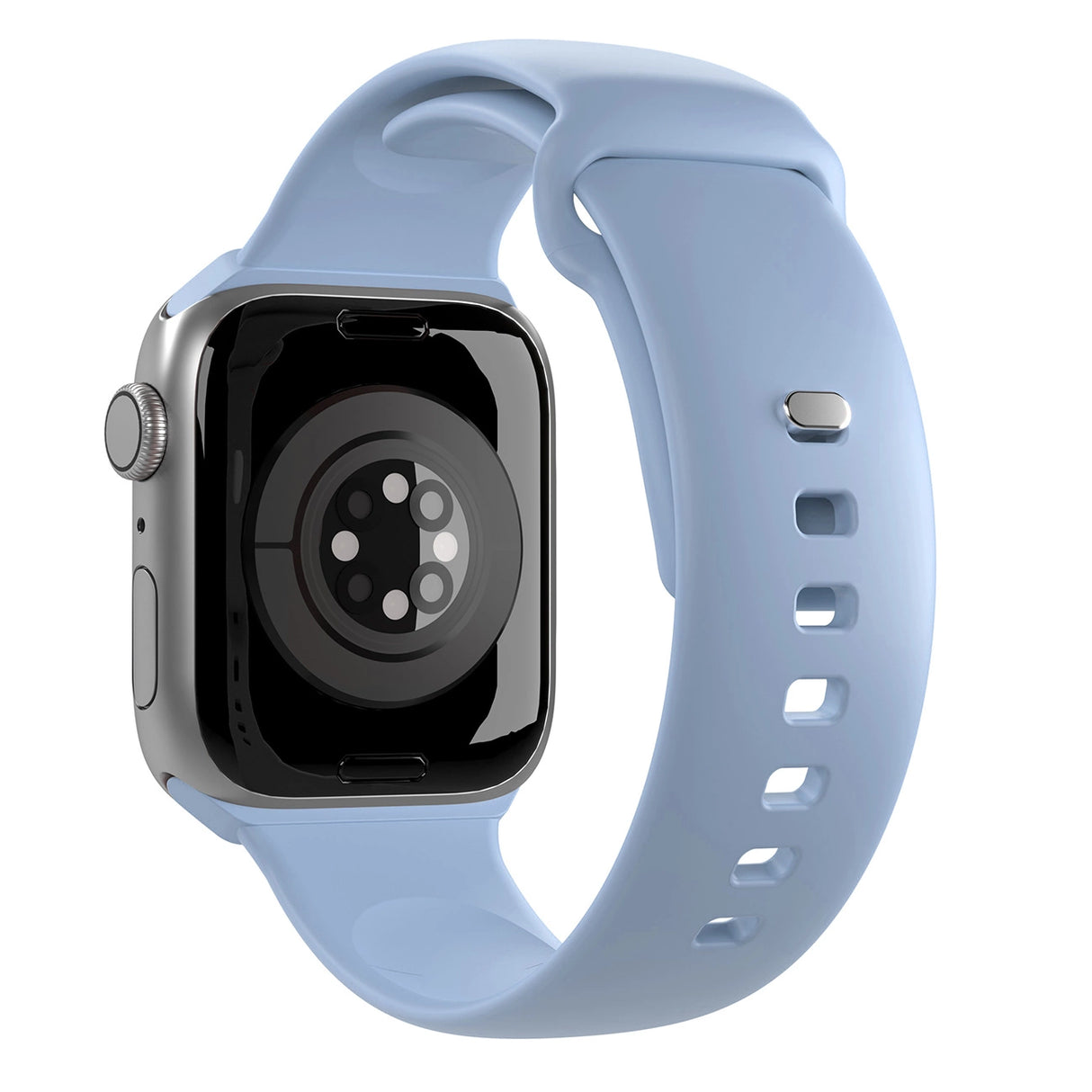 Puro Icon Silicone Strap til Apple Watch 42 / 44 / 45 / 49 mm - Lysblå (2 st.)