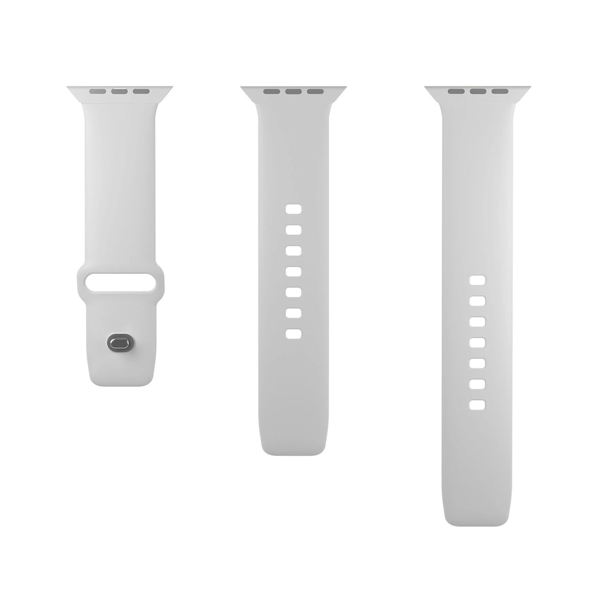Puro Icon Silicone Strap til Apple Watch 38 / 40 / 41 mm - hvid (2 st.)
