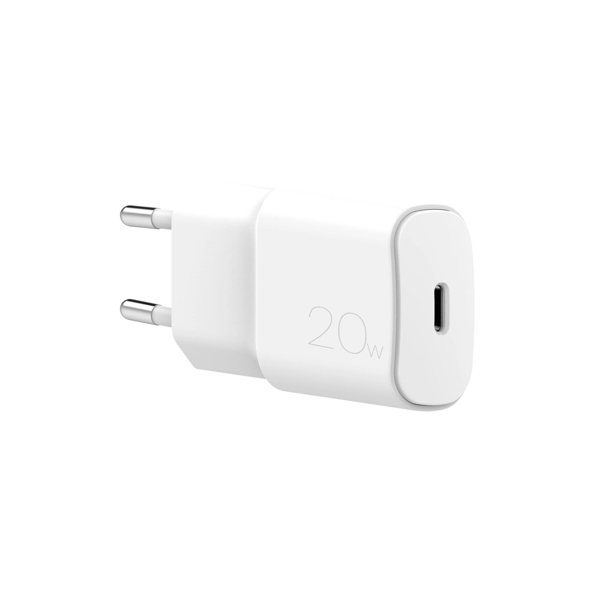 Puro White 20W Power Delivery USB-C Wall Charger - hvid