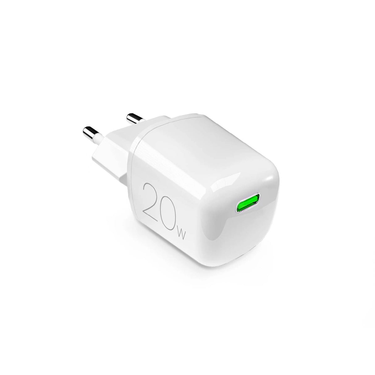 Puro 20W GaN USB-C Wall Charger - hvid
