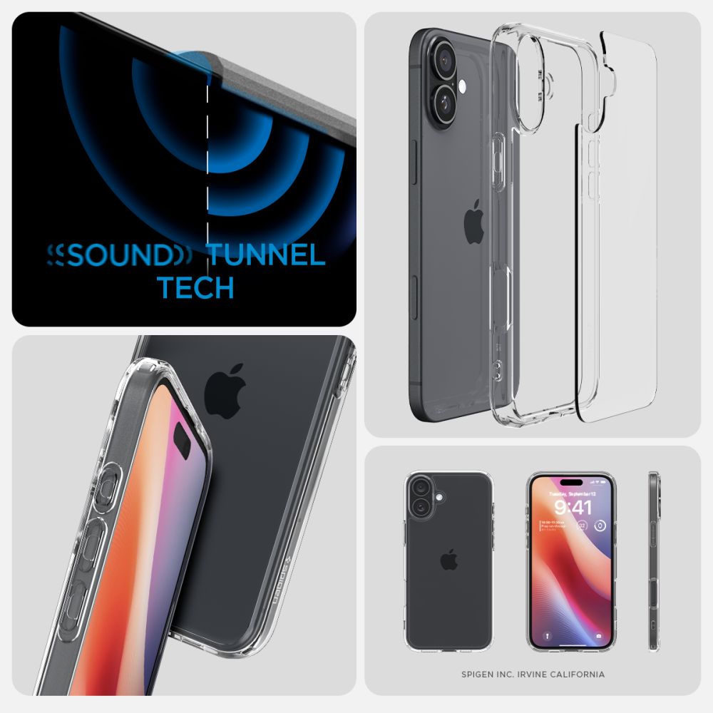 Spigen Ultra Hybrid iPhone 16 Case - klar