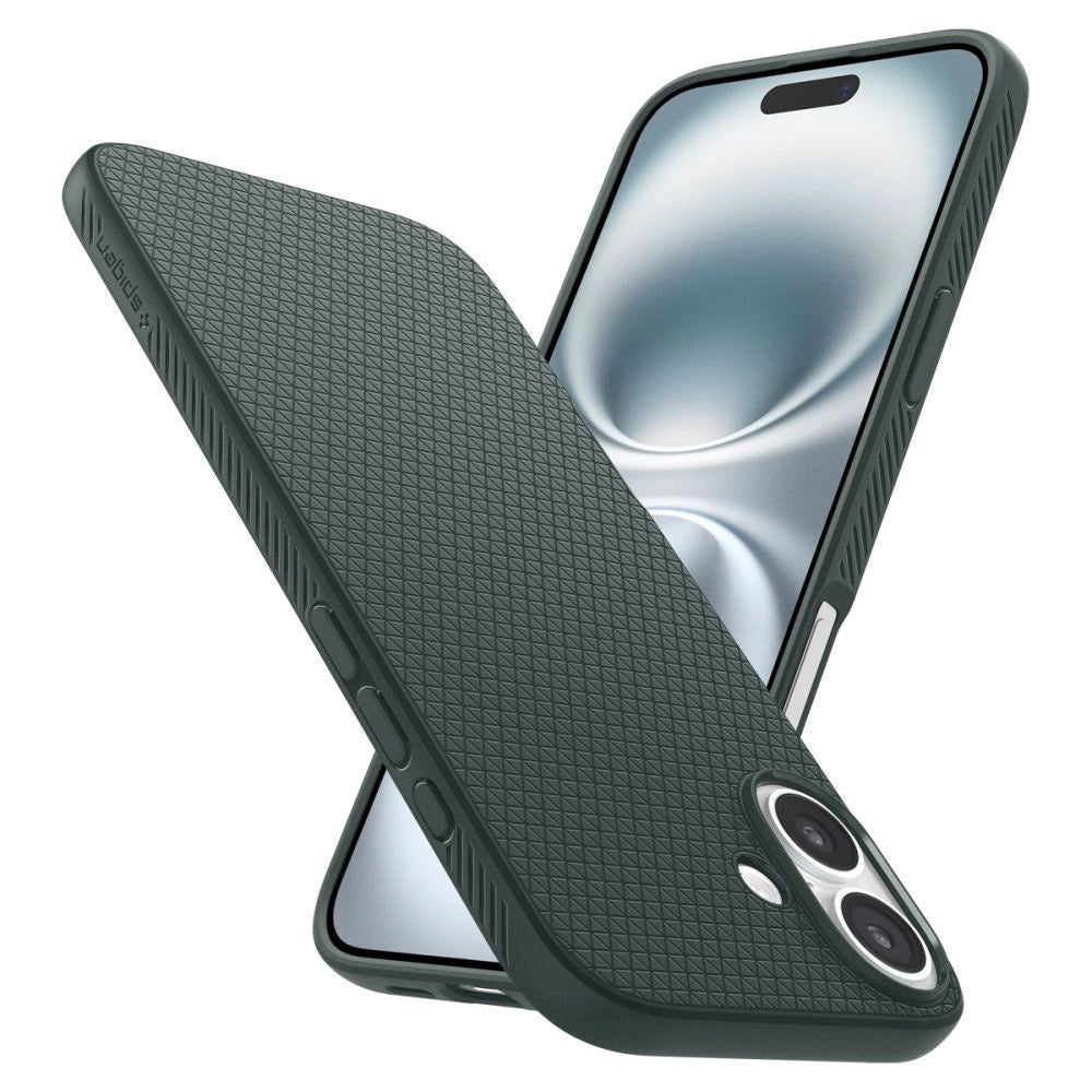 Spigen Liquid Air iPhone 16 Case - Grøn