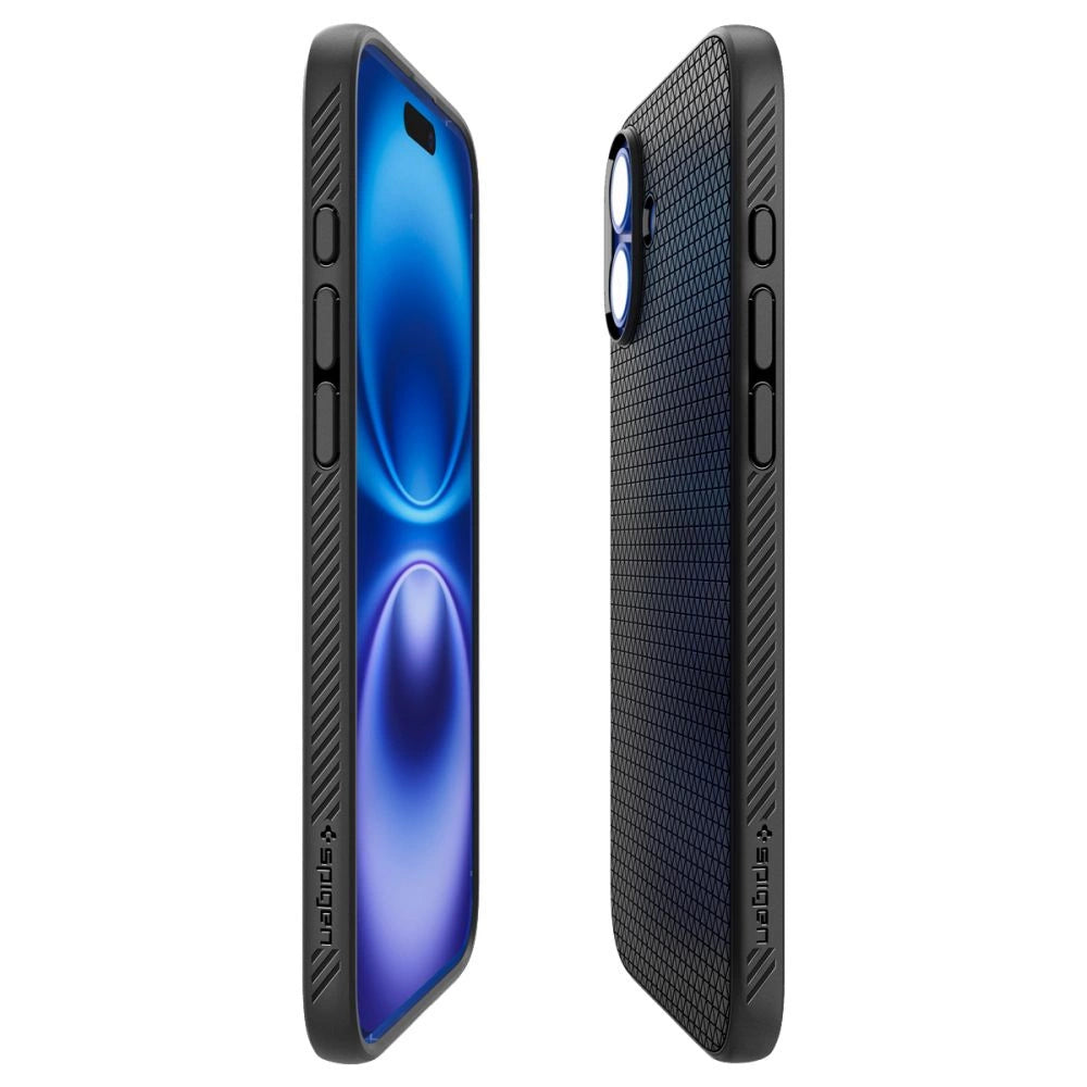 Spigen Liquid Air iPhone 16 Case - Black