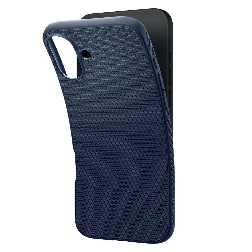 Spigen Liquid Air iPhone 16 Case - Blå