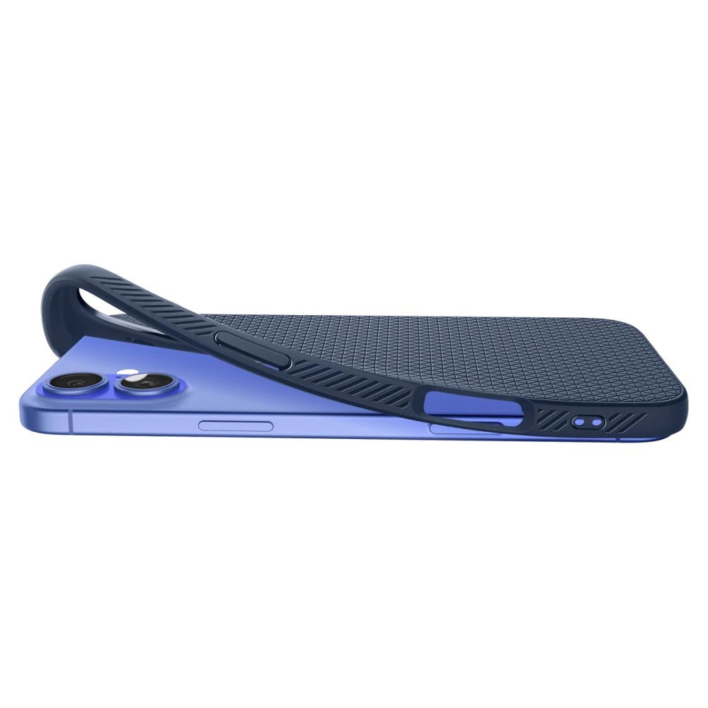Spigen Liquid Air iPhone 16 Case - Blå