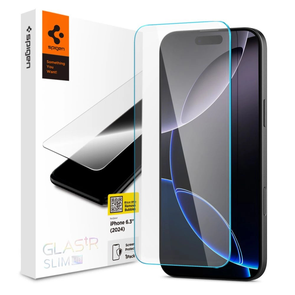 Spigen Glas.tR Slim tempereret glas til iPhone 16 Pro